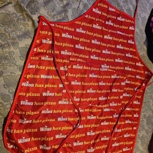 Wawa Limited Edition 1 Run For Staff Only Collectible Red One-Piece Apron